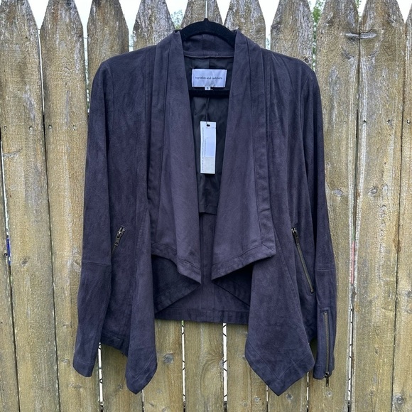 NWT Cupcakes & Cashmere Mackenzie Draped Front Jacket Sz S - Picture 7 of 14